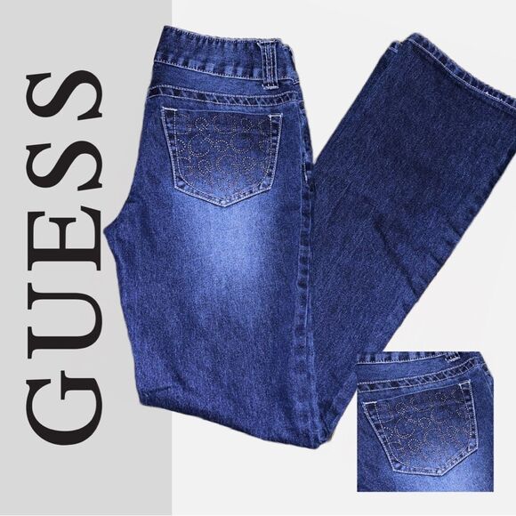 Guess Women’s “G” Studded Pocket Jeans - Size 27 - Picture 1 of 2